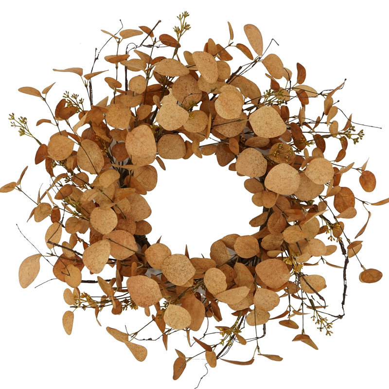 Couronne d'eucalyptus artificiel 20 pouces