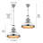 Pendik 1 - Light Chrome Dome Pendant