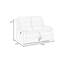 Causeuse 1Pc Motion Sincere Bone
