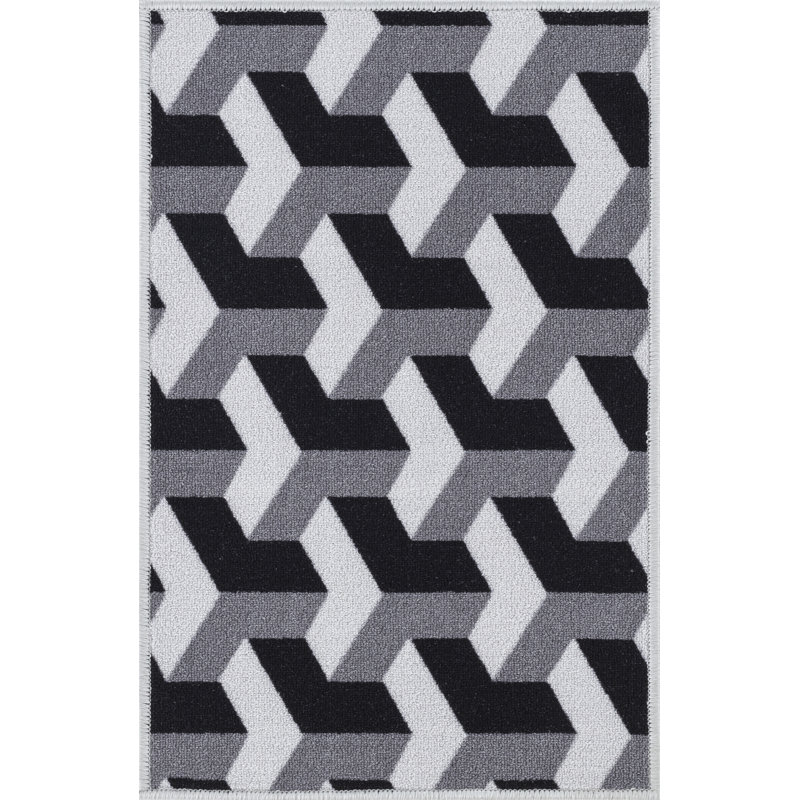 Akuji Non-Slip Indoor Outdoor Door Mat, Rectangle 67 x 120 cm