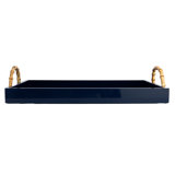 Wide Nautical Bamboo Tray