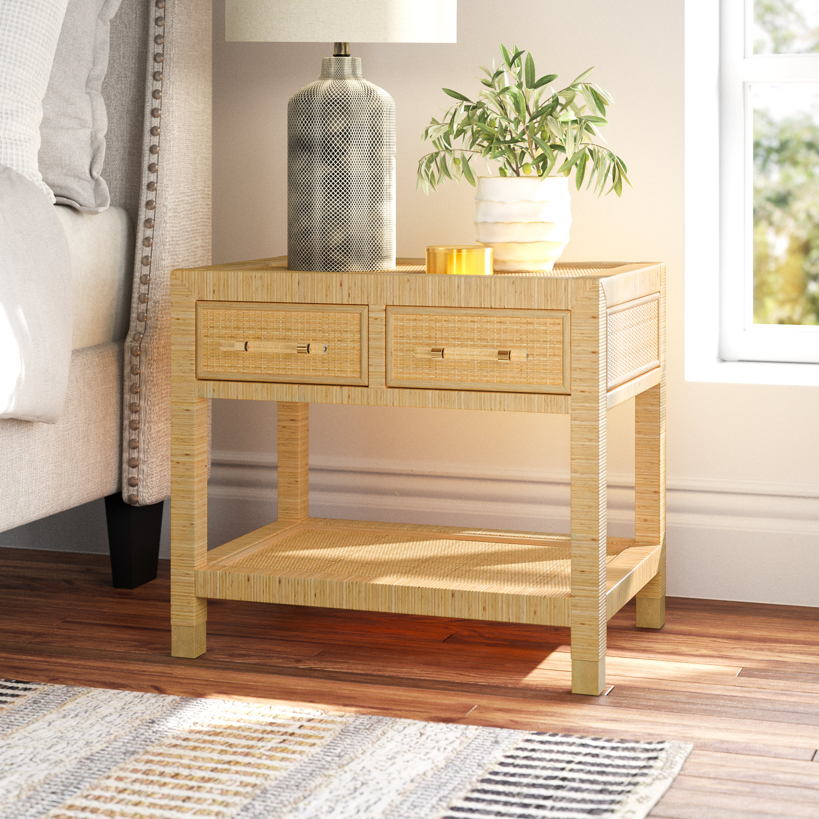 Pilla Mahogany Nightstand