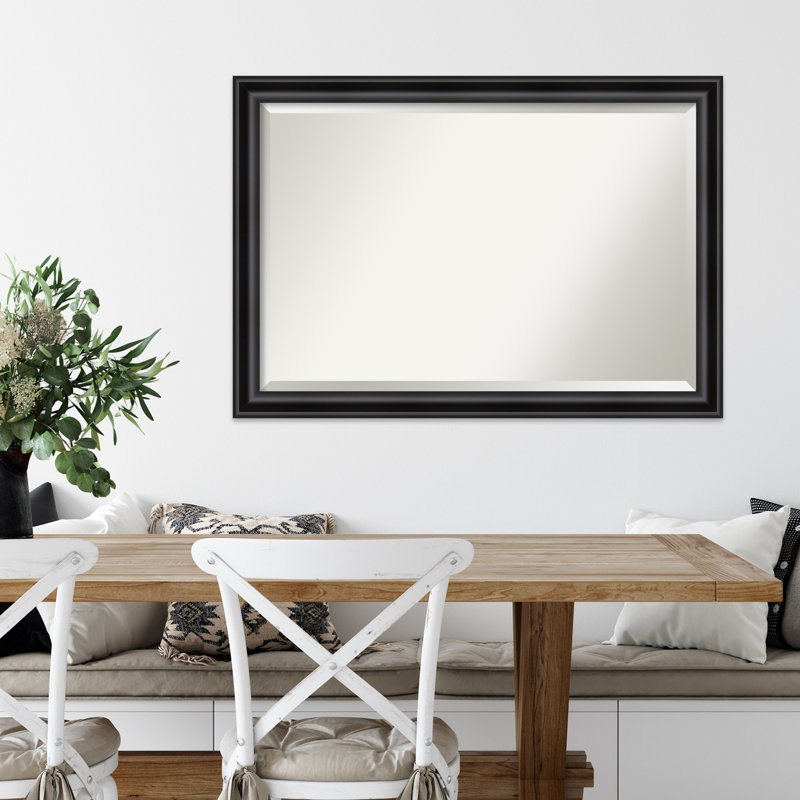 Miroir d'appoint mural en plastique Churchton, 28 po x 40 po