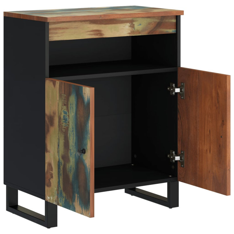 Gurveen 60cm Solid Wood Sideboard, Reclaimed Wood