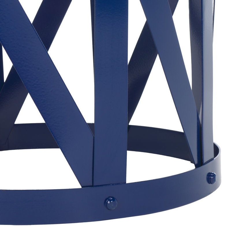 Tabouret d'appoint Cymble, Bleu marine