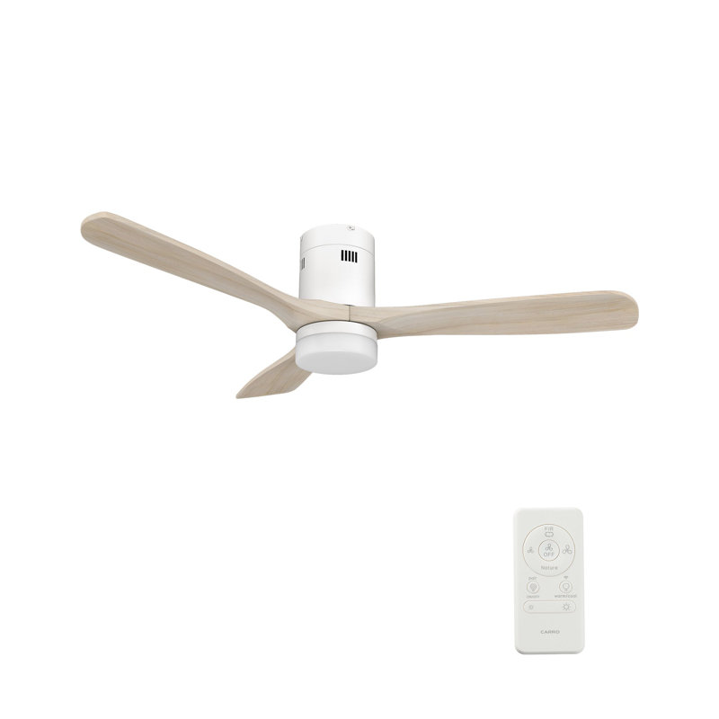 Ventilateur de plafond intelligent Labelle avec télécommande, ensemble d'éclairage inclus, fonctionne avec l'assistant Google et Amazon Alexa, raccourci Siri.