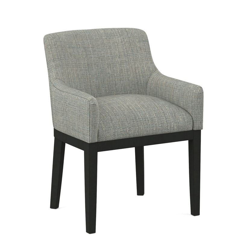 Upholstered Arm Chair, Black, 61703-88