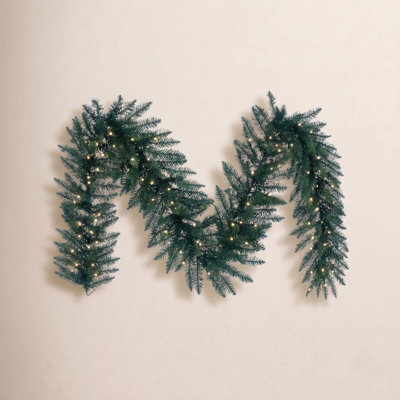 108" Pre-Lit Fir Christmas Garland