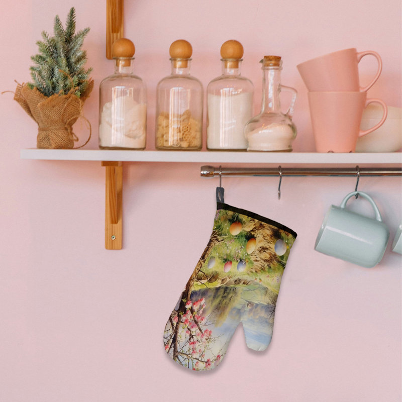 Easter Vistas Oven Mitt Cotton Twill