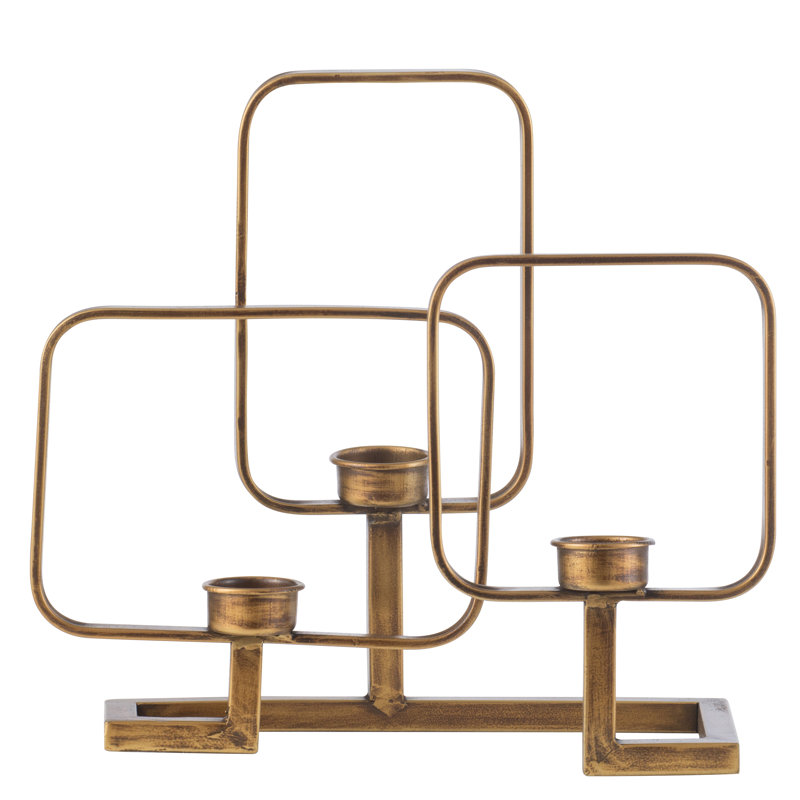 12.2'' H Metal Tabletop Candelabra
