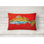 Coussin intérieur/extérieur à tête rouge Red Fish