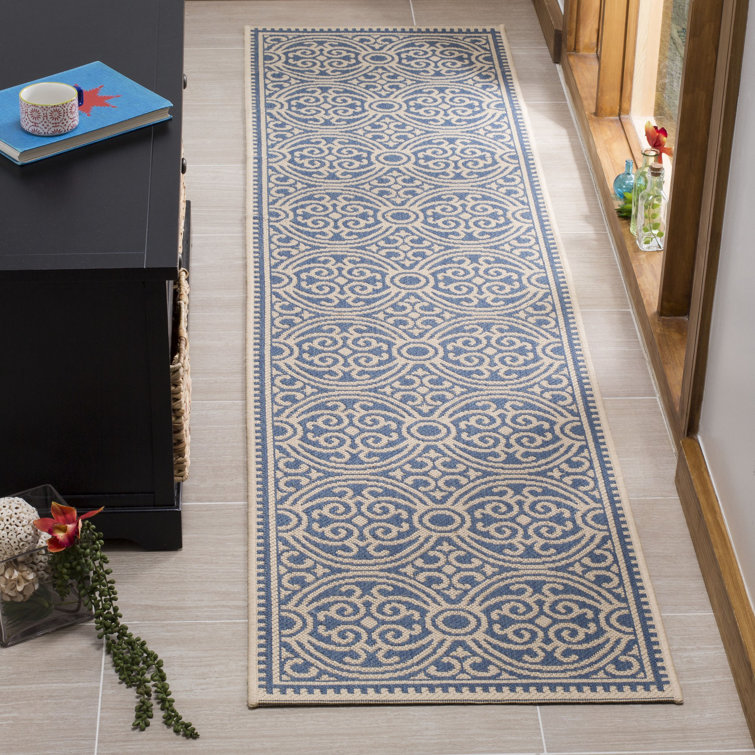 Burnell 100 Performance Geometric Indoor/Outdoor Area Rug