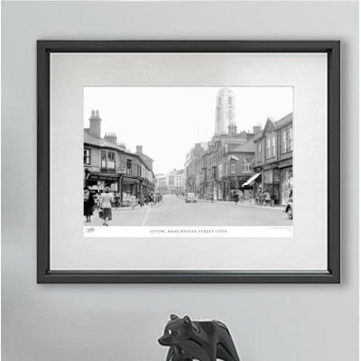 Luton, Manchester Street C1950 1 Piece Single Picture Frame Wall Art