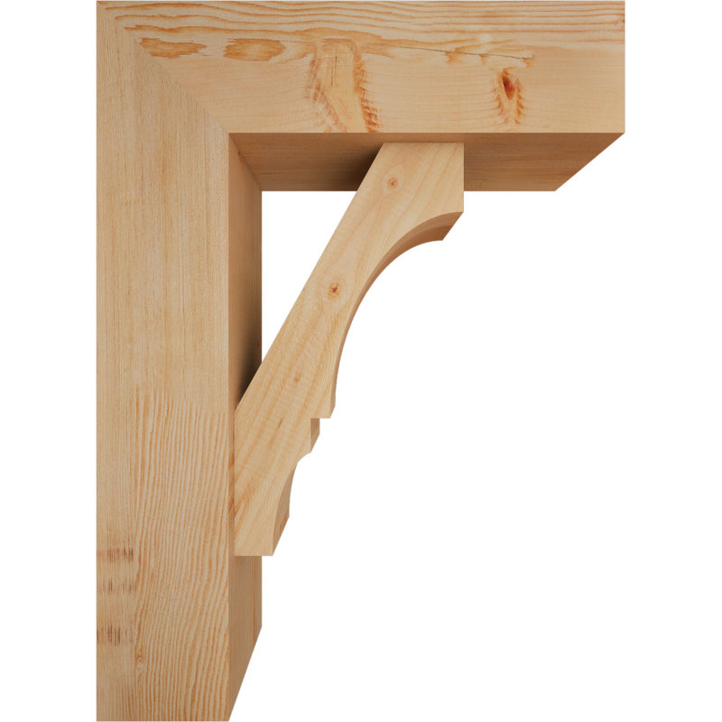 Support de bloc Balboa avec entretoise décalée, 30 x 22, Sapin Douglas de l 7 1/2 (lisse)