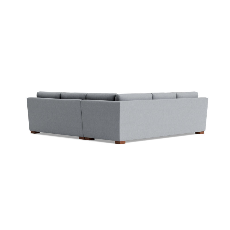 Catalina Corner Sectional, Performance Weave - Zinc, Left Hand Facing