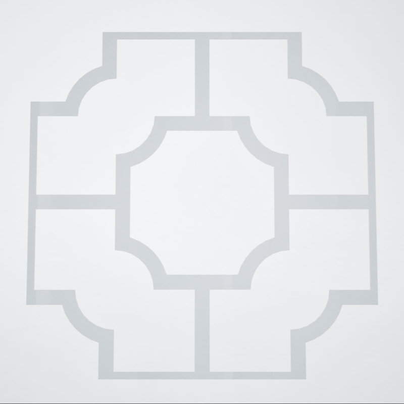 Panneaux de plafond décoratifs en acrylique 66, l 66 7/8 po x H 66 7/8 po x T 1/8 po, gris Bradley, Gris