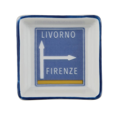 Grand Tour Italy Trinket Dish ivorno