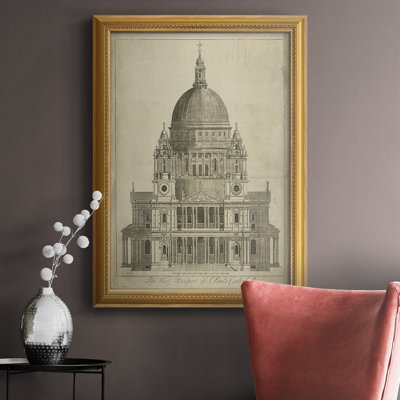 Cathédrale Saint-Paul - reproduction d'art sur toile