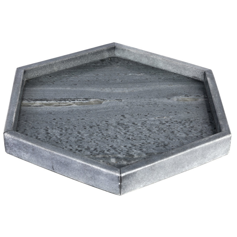 Bathroom Accessory Tray, Grey