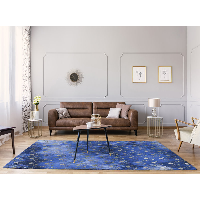Tapis de planètes et étoiles monochromes, Rectangle 9 pi x 12 pi