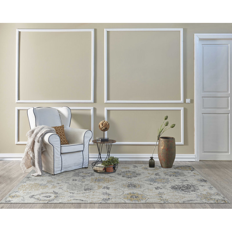 Elspeth Wool Floral Indoor Rug