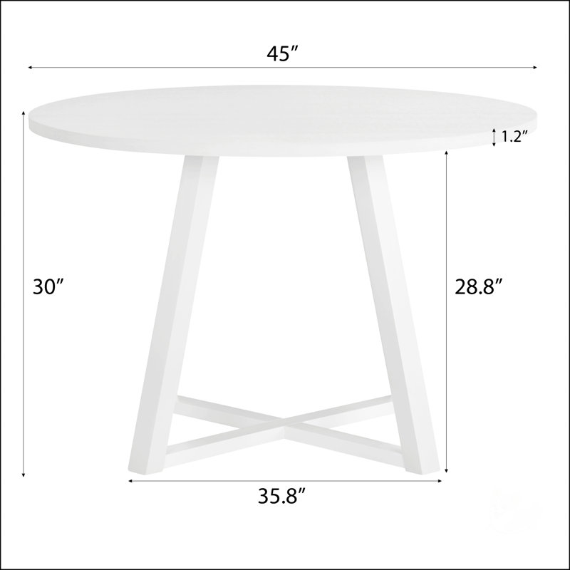 Contemporary Round Dining Table