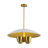 Ultra-Modern 4-Light Flat Dome Pendant