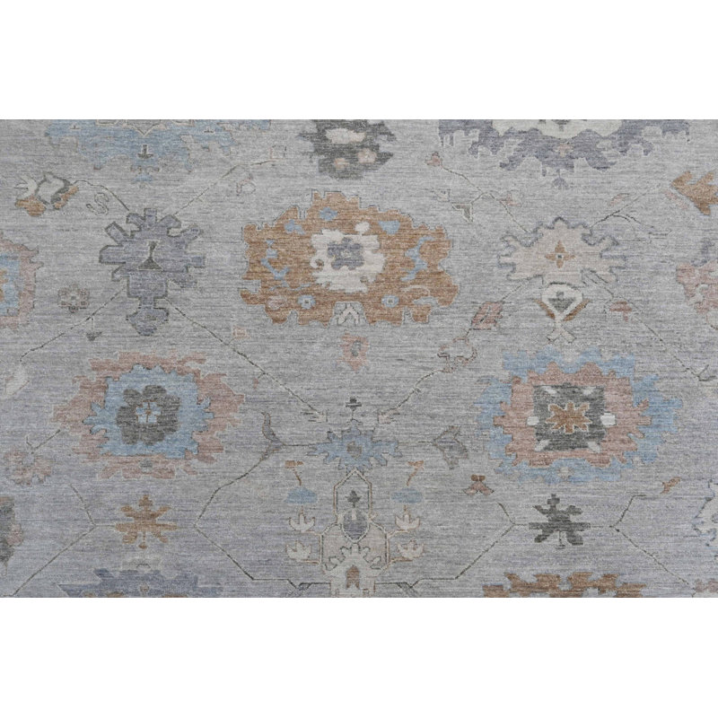 Oushak Hand Knotted Wool Oriental Rug
