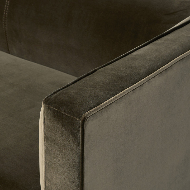 Phillip Sofa, Surrey Olive Polypropylene / Olefin