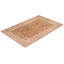 Tapis unique brun / beige / rouge / ivoire de 5 pi 3 po x 8 pi Mogul