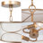 3 - Light Dimmable Drum Chandelier