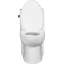 Toilette allongée une pièce à simple chasse 1,28 GPF Alaric