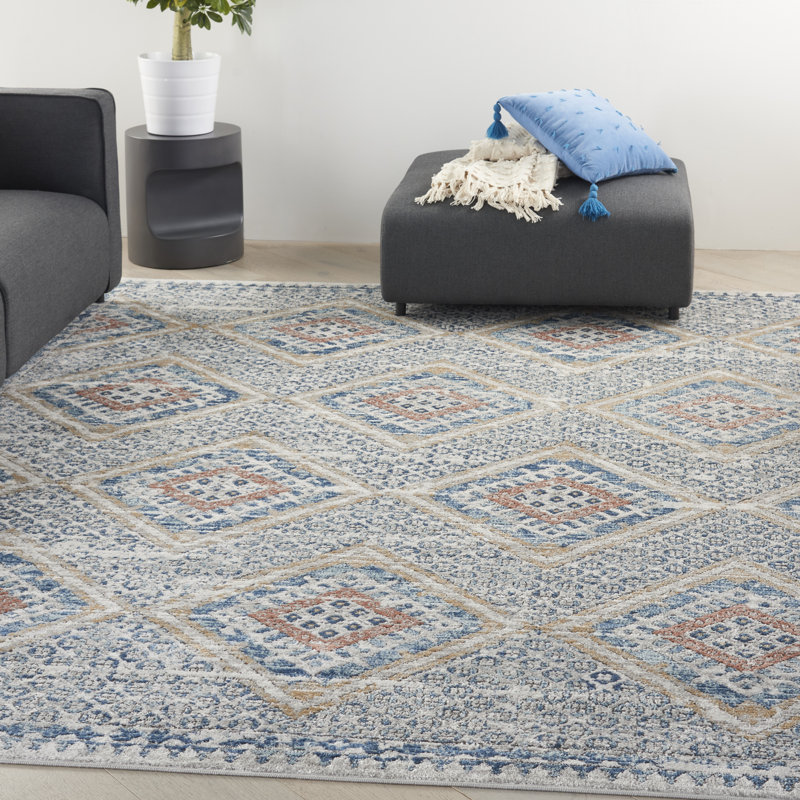 Breonnah Geometric Indoor Rug, Rectangle 6'7" x 9'6"