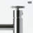 Sottile MatteShell Black Rectangular Vessel Bathroom Sink with 12'' H Faucet