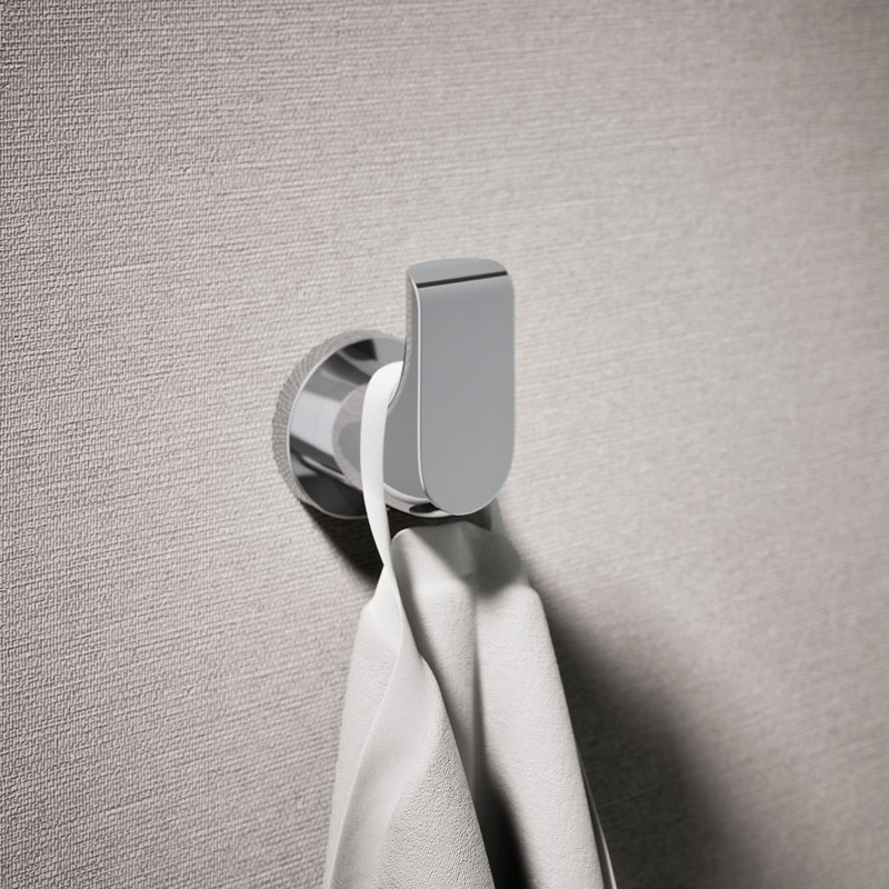 Avid® Robe Hook, Polished Chrome