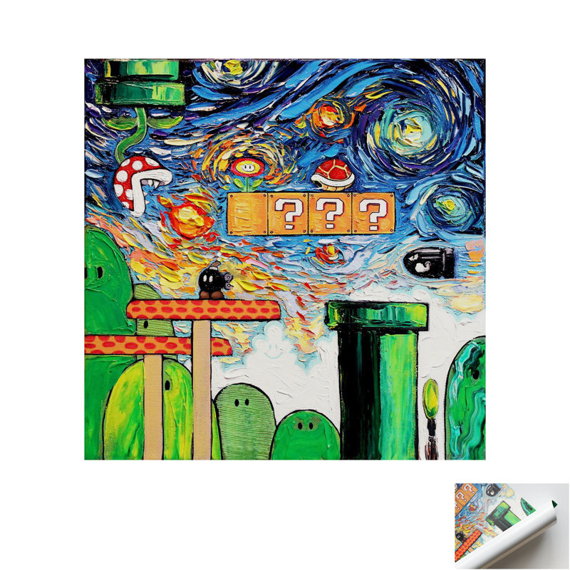 Print on Canvas, 140 cm H x 140 cm W, Frameless Print