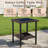 7-Person Outdoor Patio Conversation Rattan Seating Group With 2-In-1 Propane Fire Pit Table,2 Swivel Chairs and Blue Cushions-1641123841