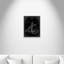 Voilier 1 «Blueprint - Black - Floater Frame», impression sur toile-46828646-46828648