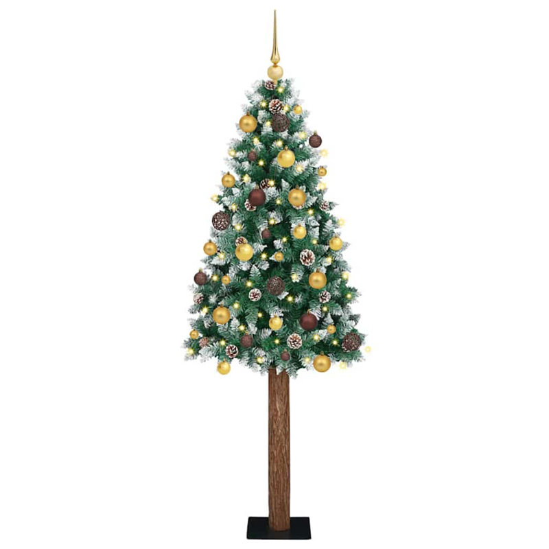 6.89' H Lighted Artificial Christmas Tree