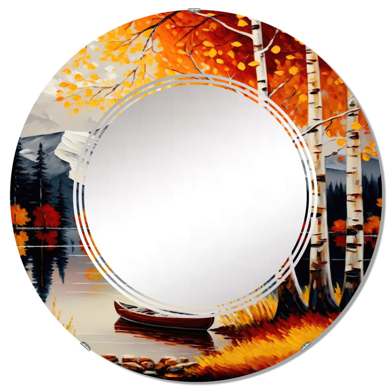 Miroir mural Quron, 32 po x 32 po