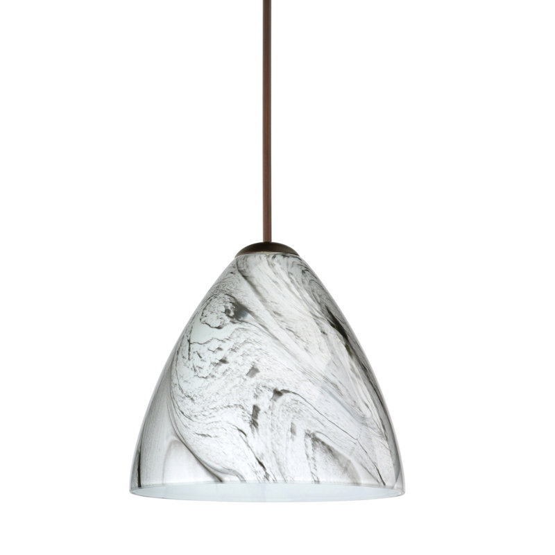 Mia 1 - Light Single Pendant, Bronze, LED