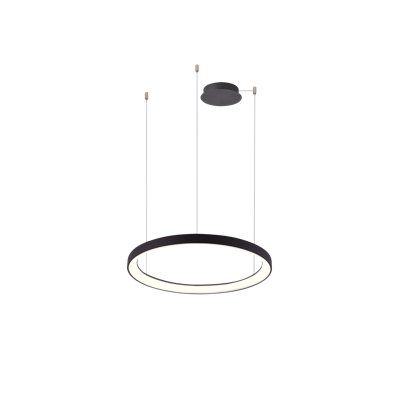 1 - Light LED Wagon Wheel Pendant