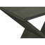 Table d'appoint en placage foncé 23,6 po Grand style
