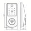 Serrure à pêne dormant simple à verrou tactile Smartkey-117487226