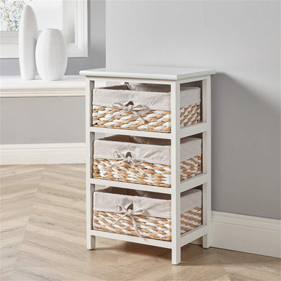 Ameiya 37cm W Manufactured Wood Bedside Table