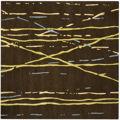 Anduel Hand Tufted Wool Abstract Rug