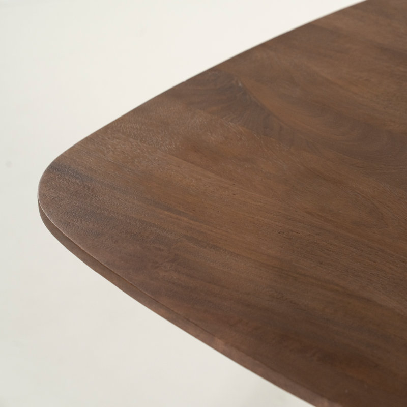 Aron Square Solid Wood Dining Table