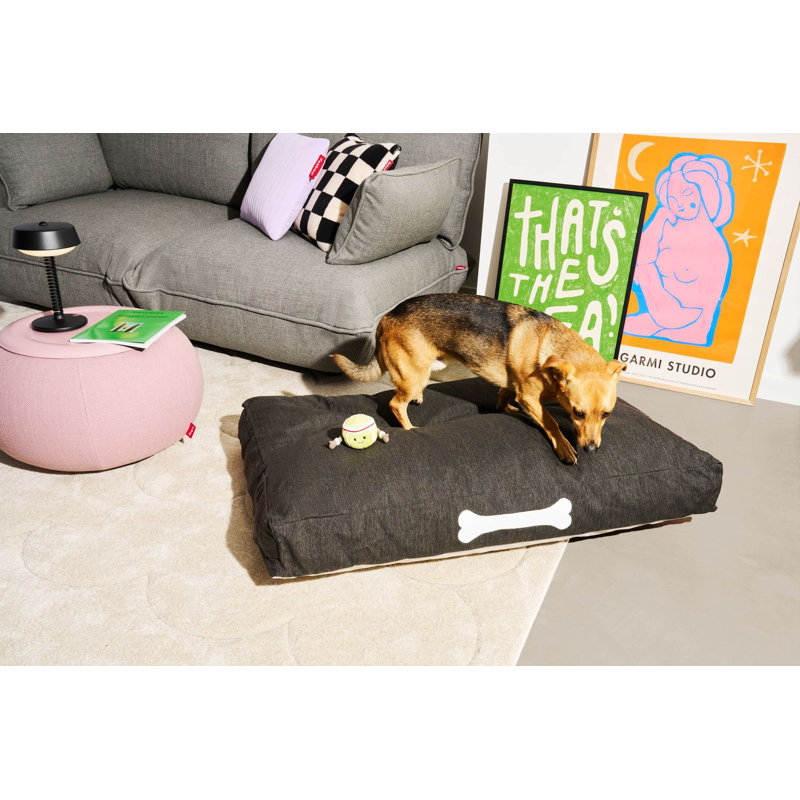Doggielounge Dog Bed, Large (5.5" H x 29.5" W x 47" D), Thunder Gray