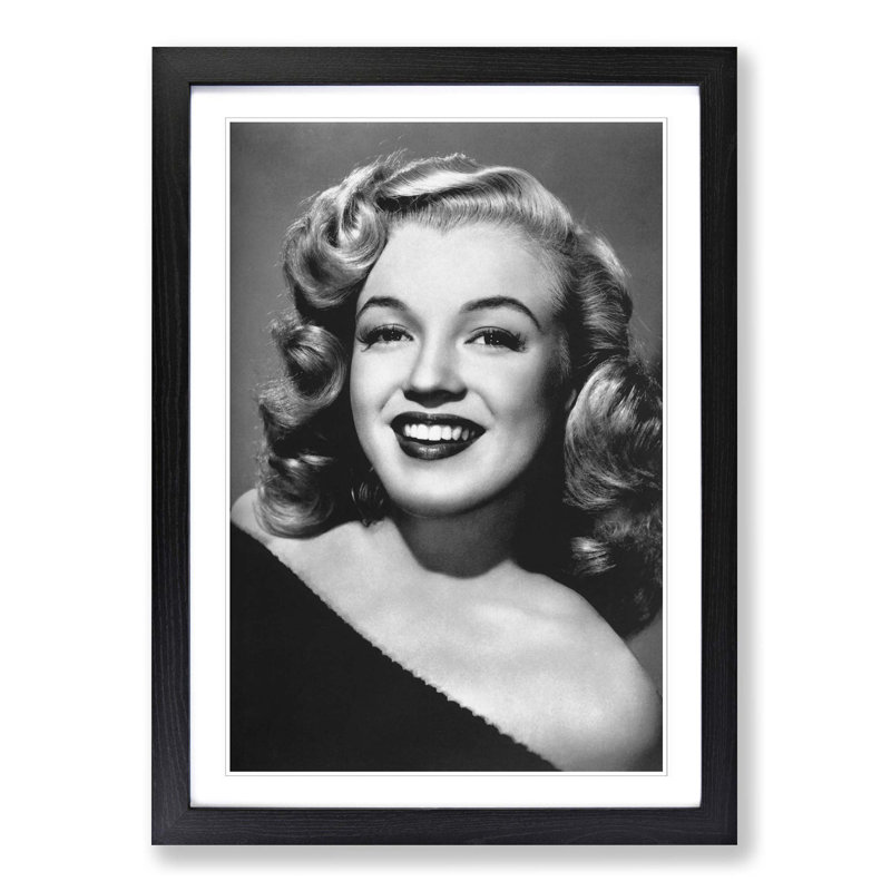 Single Picture Frame Print, Black