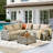 Harbin 6 - Person Outdoor Seating Group With Cushions-1046675560